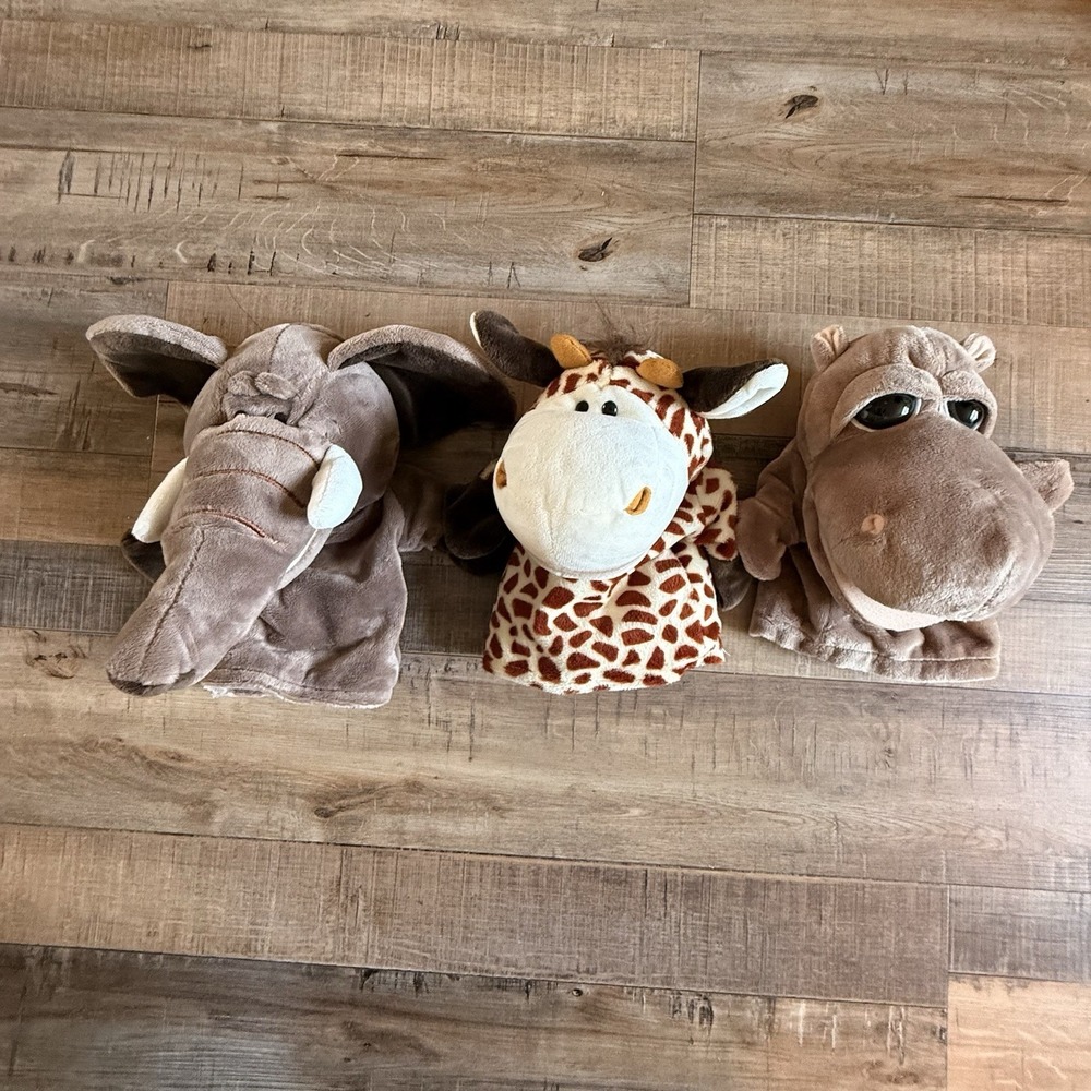 Hand Puppets For Kids With Working Movable Mouth Imaginative Play Stuff Toys